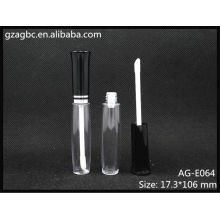 Forme spéciale transparente & vide Lip Gloss Tube AG-E064, AGPM emballage cosmétique, couleurs/Logo personnalisé